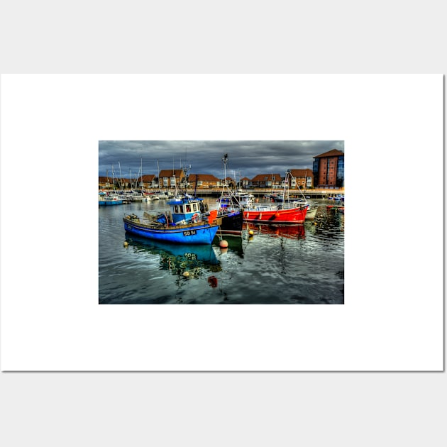 Sunderland Marina Boats #2 Wall Art by axp7884